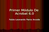 Primer Módulo De Acrobat 6.0 Fabio Leonardo Parra Anzola.