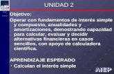 AIEP - CHILE UNIDAD 2 UNIDAD 2Objetivo: Operar con fundamentos de interés simple y compuesto, anualidades y amortizaciones, demostrando capacidad para.