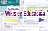 Wikis en Educación Usos educativos del Wiki Creación de un Wiki en Wikispaces ¿Qué es un Wiki?