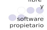 Software libre y software propietario. ¿Qué es el software? Se refiere al soporte lógico de una computadora digital. Comprende el conjunto de componentes.