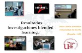 Julio Cabero Almenara Universidad de Sevilla (España – UE ) Resultados investigaciones blended- learning.