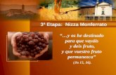 3ª Etapa: Nizza Monferrato “…y os he destinado para que vayáis y deis fruto, y que vuestro fruto permanezca” (Jn 15, 16).