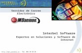 Interbel Software Expertos en Soluciones y Software de Internet  - Tel. 902·39·39·39 - interbel@interbel.es Servidor de Correo Electrónico.