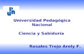 Universidad Pedagógica Nacional Ciencia y Sabiduría Rosales Trejo Arely F.