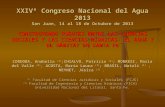 XXIVº Congreso Nacional del Agua 2013 San Juan, 14 al 18 de Octubre de 2013 CONSTRUYENDO PUENTES ENTRE LAS CIENCIAS SOCIALES Y LAS CIENCIAS HÍDRICAS- EL.