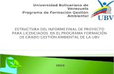 Universidad Bolivariana de Venezuela Programa de Formación Gestión Ambiental 2010.