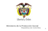 Previ - Atep Ministerio de la Protección Social República de Colombia 1 1.