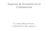 Aspectos de Economia en la Computacion Dr. Pedro Mejia Alvarez. CINVESTAV-IPN, Mexico.