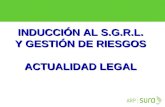 INDUCCIÓN AL S.G.R.L. Y GESTIÓN DE RIESGOS ACTUALIDAD LEGAL.