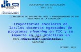 Trayectorias escolares de las/los docentes egresados de programas e-learning en TIC y su impacto en las prácticas en educación primaria DOCTORADO EN EDUCACIÓN.
