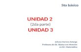 UNIDAD 2 (2da parte) UNIDAD 3 Johana Herrera Astargo Profesora de Ed. Básica con Mención en Ed. Matemática 5to básico.