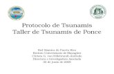 Protocolo de Tsunamis Taller de Tsunamis de Ponce Red Sísmica de Puerto Rico Recinto Universitario de Mayagüez Christa G. von Hillebrandt-Andrade Directora.