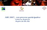ARI 2007, con proceso participativo Gobierno Regional, Región del Bío Bío.
