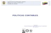 POLITICAS CONTABLES Expositor Yolanda Rodríguez Coordinadora Grupo Contabilidad – SIIF Nación II.