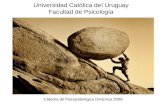 Universidad Católica del Uruguay Facultad de Psicología Cátedra de Psicopatológica Dinámica 2009.
