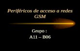 Periféricos de acceso a redes GSM Grupo : A11 – B06.
