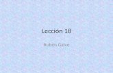 Lección 18 Rubén Galve. Tarea Lunes: Examen ORAL.