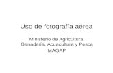 Uso de fotografía aérea Ministerio de Agricultura, Ganadería, Acuacultura y Pesca MAGAP.
