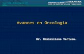 Sección Oncología 25 años Avances en Oncología Dr. Maximiliano Ventura.