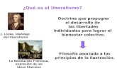 ¿Qué es el liberalismo? Doctrina que propugna el desarrollo de las libertades individuales para lograr el bienestar colectivo. Filosofía asociada a los.