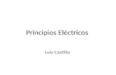 Principios Eléctricos Luis Castillo. Contenido Principios Generacion Suministro Conexión Los accidentes.