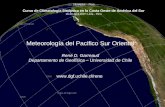 Meteorología del Pacifico Sur Oriental René D. Garreaud Departamento de Geofísica – Universidad de Chile  SENAMHI – Perú Curso de.