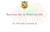 Teorías de la Motivación Dr. Ricardo Canales G.. Tres grandes enfoques Luego de las primeras aproximaciones al tema de la CONDUCTA MOTIVADA: Darwin, James.