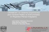UNAMESH: Un Sistema Experimental para Generar Mallas no Estructuradas en Regiones Planas Irregulares Luis Carlos Velázquez Guerrero Pablo Barrera Sanchez.