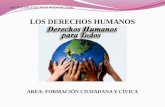INSTITUCIÓN EDUCATIVA INTERNACIONAL LOS DERECHOS HUMANOS AREA: FORMACIÓN CIUDADANA Y CÍVICA.