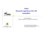 Taller Docente Ingenioso X.0 y RS Junio2011 Investigación : Tránsito digital en el ámbito educativo. Dra. Sybil Lorena Caballero E-mail:sybilcaballero@gmail.com.