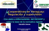 11/05/2015 Rodríguez Silvero & Asociados Octubre de 20091 Cooperativas en Paraguay: Regulación y supervisión Con datos e informaciones del INCOOP y sobre.