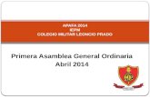 Primera Asamblea General Ordinaria Abril 2014 APAFA 2014 IEPM COLEGIO MILITAR LEONCIO PRADO.
