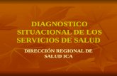 DIAGNOSTICO SITUACIONAL DE LOS SERVICIOS DE SALUD DIRECCIÓN REGIONAL DE SALUD ICA.