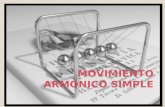 ¿Qué es el movimiento armónico simple? Un movimiento armónico simple es un movimiento periódico y oscilatorio, sin rozamiento, producido por una fuerza.