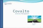 Covalto Interim Management 1 9 mayo 2013. Quién somos: COVALTO? COVALTO es una firma especializada en la prestación de servicios de estrategia comercial,