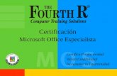 Certificación Microsoft Office Especialista Certifica Productividad Valida Credibilidad Incrementa la Oportunidad.