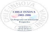 CHILE INNOVA 2001-2006 Un Programa con orientación Prospectiva Gonzalo Herrera J. Director Chile Innova Ministerio de Economía.