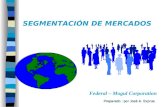 SEGMENTACIÓN DE MERCADOS Preparado : por José A. Exprua Federal – Mogul Corporation.