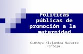 Políticas públicas de promoción a la maternidad Cinthya Alejandra Navarro Pantoja.