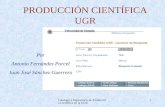 Catálogo y Repositorio de Producción Científica de la UGR 1 PRODUCCIÓN CIENTÍFICA UGR Por Antonio Fernández Porcel Juan José Sánchez Guerrero.