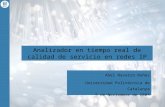 Analizador en tiempo real de calidad de servicio en redes IP Abel Navarro Nuñez Universidad Politécnica de Catalunya 5 de Noviembre de 2003.