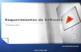 Www.salesianorg.edu.ar/rqs UNPA UARG 2008 Introducción Requerimientos de Software.