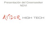 Presentación del Greenseeker NDVI. Que es el NDVI Normalized Difference Vegetation Index  Índice normalizado de diferencia de vegetación  Utilizado.