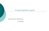 Faringoamigdalitis aguda Facultad de Medicina Córdoba.