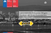 Lanzamiento Encuesta Origen Destino del Gran Concepción Junio 2015 Aspectos Metodológicos y Campaña Publicitaria.
