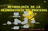 METODOLOGÍA DE LA REINGENIERÍA DE PROCESOS METODOLOGÍA DE LA REINGENIERÍA DE PROCESOS Luis A. Alfaro Casas, Dr. Ing.