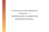 Comercio Internacional Unidad I I TEORIAS DEL COMERCIO INTERNACIONAL.