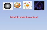 Modelo atómico actual. El modelo atómico de Bohr puede explicar perfectamente la composición del átomo de hidrógeno ya que tiene sólo 1 e-, pero no sirve.