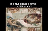 RENACIMIENTO s XV y XVI. El nacimiento de Venus es una pintura de Sandro Botticelli, fines s XV.