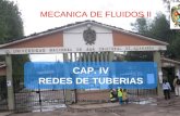 CAP. IV REDES DE TUBERIAS UNSCH, Escuela Profesional de Ingeniería Civil MECANICA DE FLUIDOS II 02/07/20151Ing. Jaime L. Bendezú Prado.